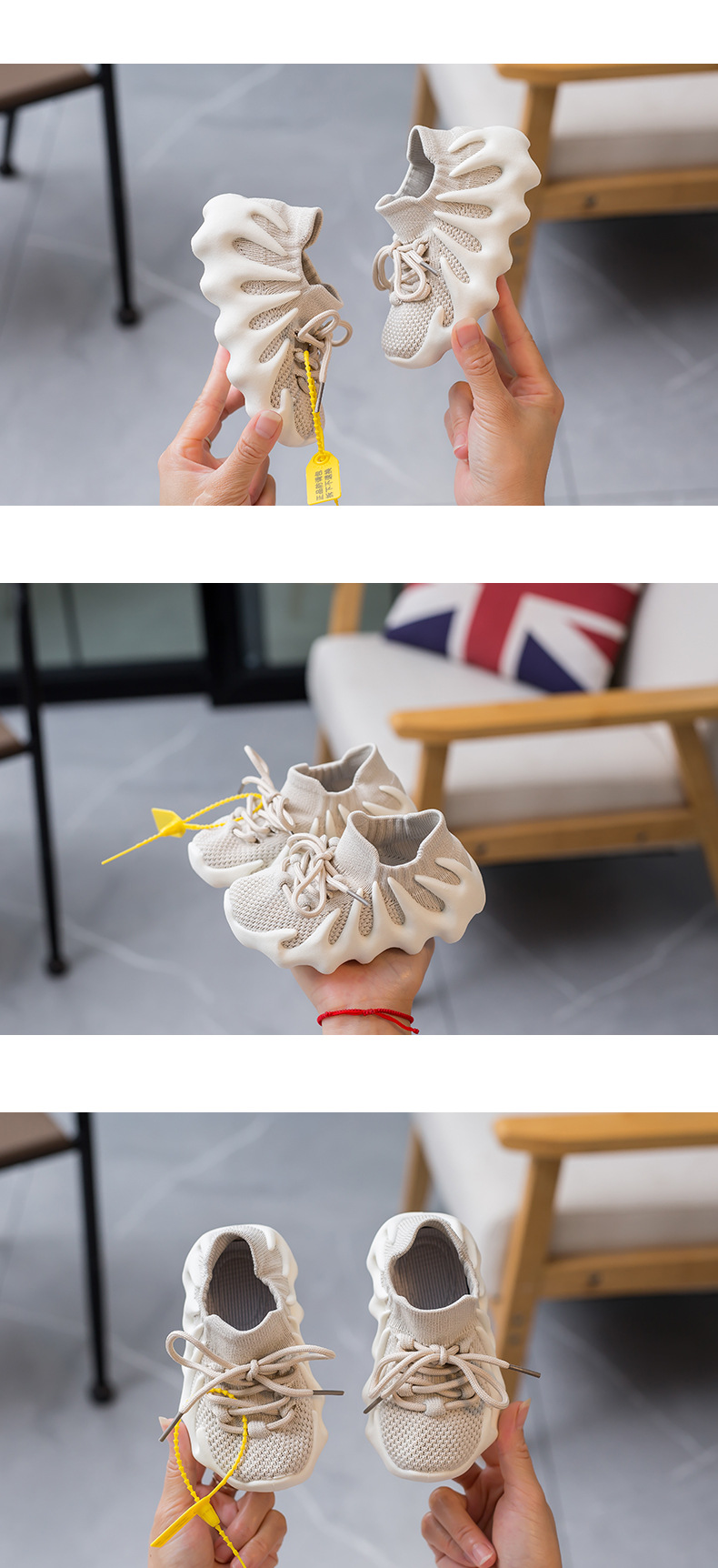 21 Autumn New Children Octopus Coconut Shoes Boys Breathable Small Cage Bag Volcano Sports Shoes Baby Girl Sock Shoes
