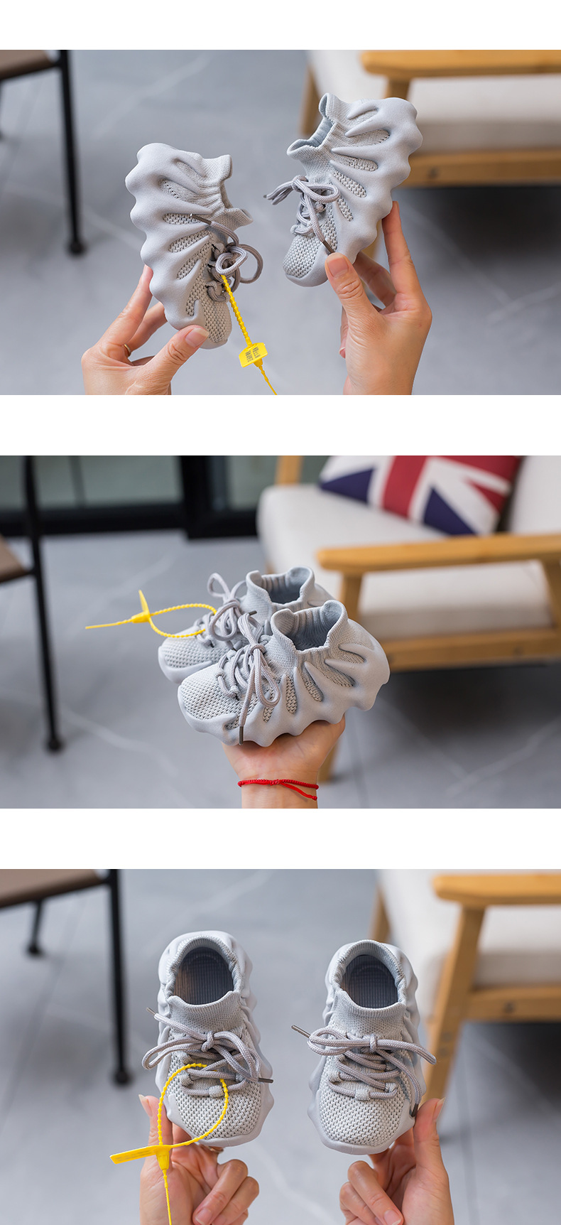 21 Autumn New Children Octopus Coconut Shoes Boys Breathable Small Cage Bag Volcano Sports Shoes Baby Girl Sock Shoes