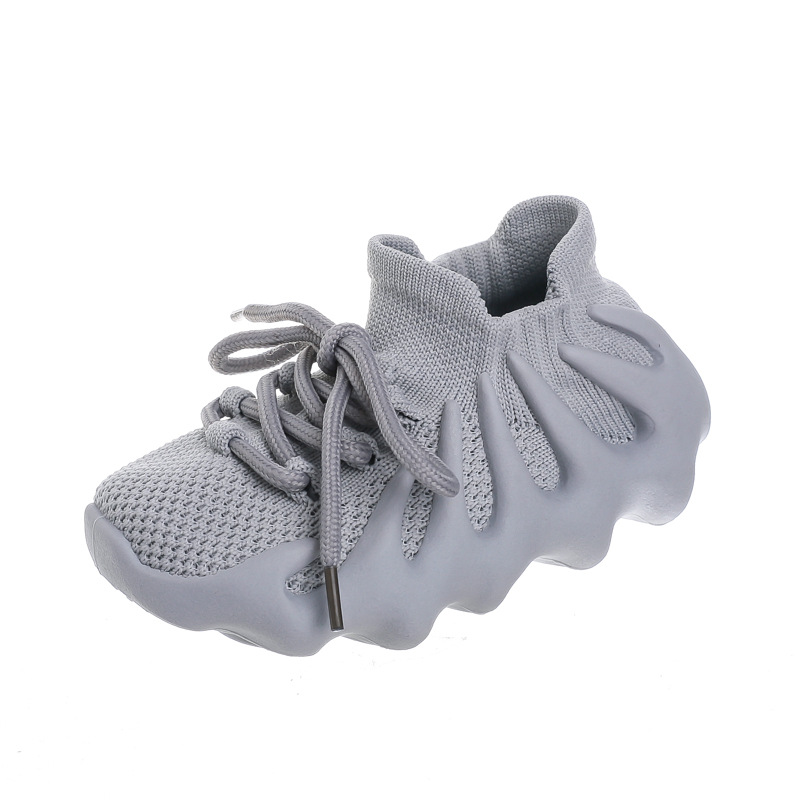 21 Autumn New Children Octopus Coconut Shoes Boys Breathable Small Cage Bag Volcano Sports Shoes Baby Girl Sock Shoes