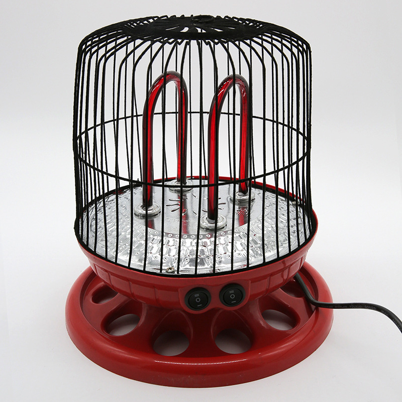 Electric Heater Large Disc Quartz Red Tube Bird Cage Electric Heating Stove Household Energy Saving Small Desktop Fire