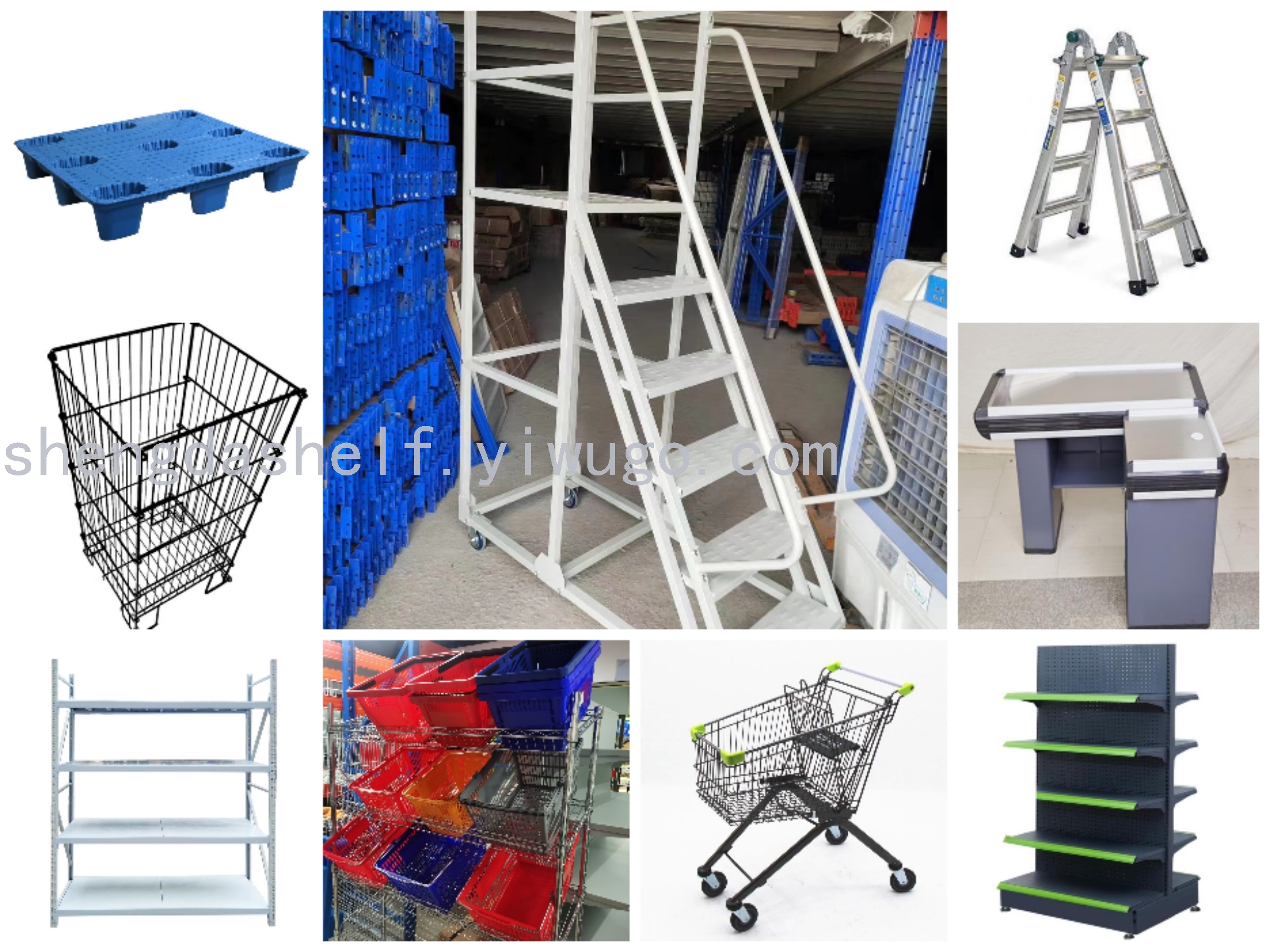 Iron frame butterfly shelf folding logistics warehousing cage car cage turnover box