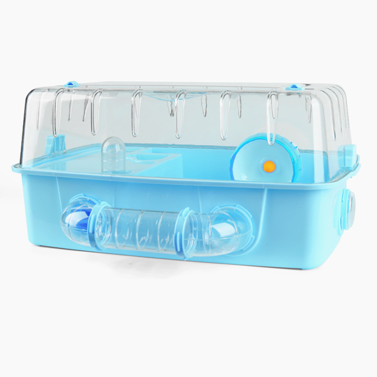Hamster Cage Djungarian Hamster Cage Flying Saucer DIY Cage Large Villa Tunnel Cage Track Transparent Landscape Cage