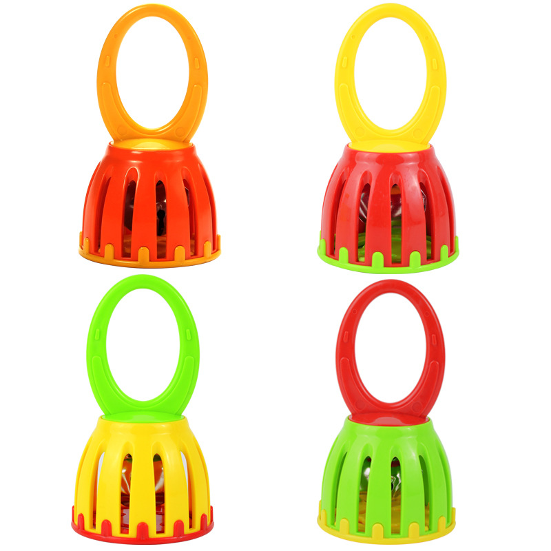 Cage Bell Orff Musical Instrument Cage Bell 3 Colors Mixed Batch Factory Wholesale Price