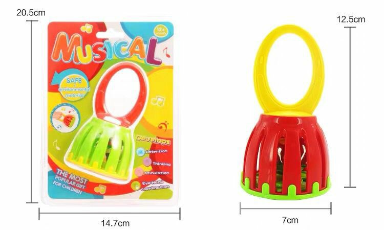Cage Bell Orff Musical Instrument Cage Bell 3 Colors Mixed Batch Factory Wholesale Price