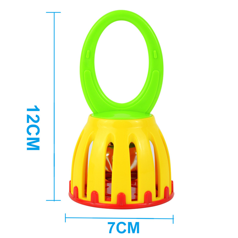 Cage Bell Orff Musical Instrument Cage Bell 3 Colors Mixed Batch Factory Wholesale Price