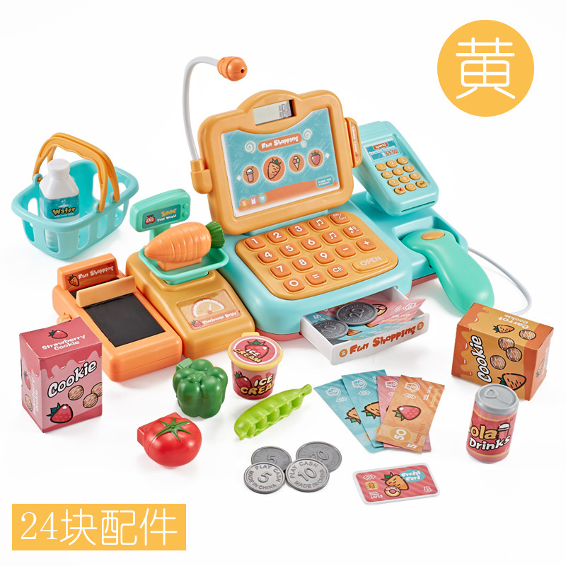 Beibigu Intelligent Voice Recognition Cash Register Simulation Supermarket Cashier Machine Shopping POS Machine Calculator Cross-Border