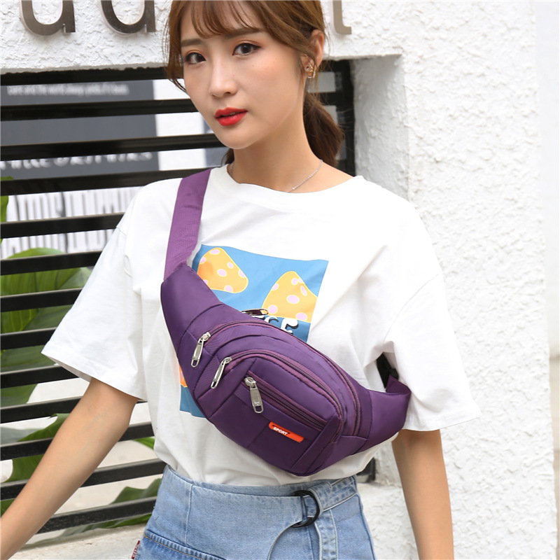 New Waist Bag Men&#039;s and Women&#039;s Multi-Functional Large Capacity Water-Resistant and Wear-Resistant Outdoor Sports Mobile Phone Wallet Cash Register Business Bag