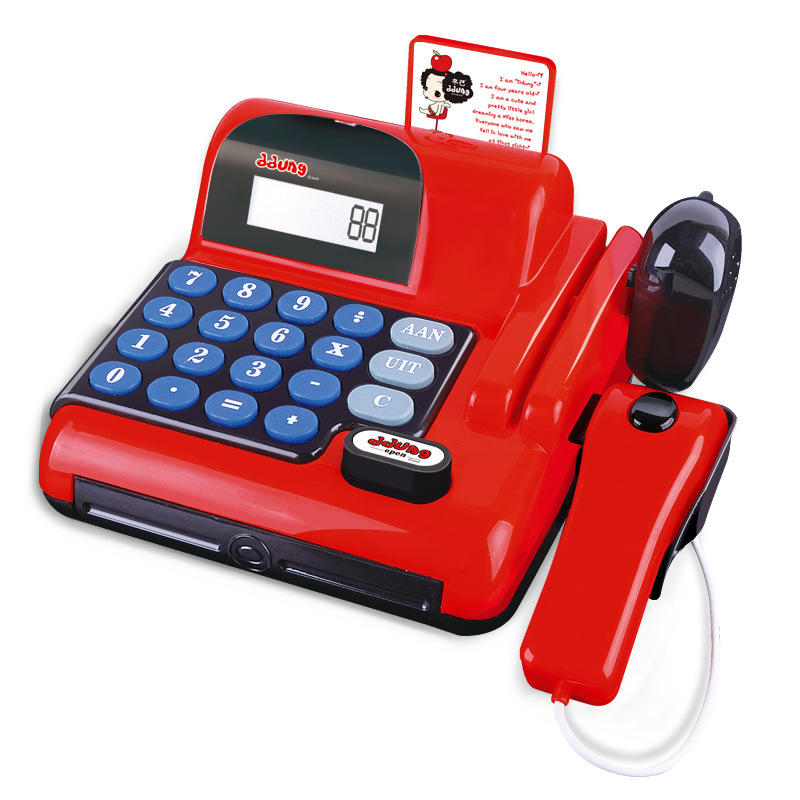 Ddung/Ddung Educational Toys Shopping Cart Cash Register Combination Baby House Playing Simulation Toys Children Gifts