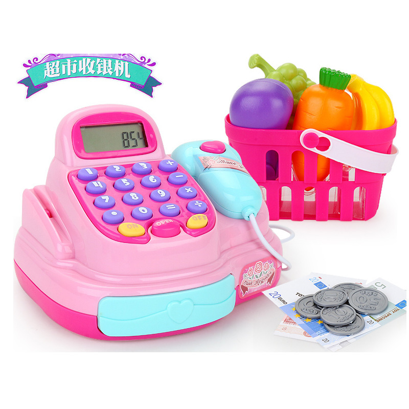 Princess Sophia Supermarket Simulation Cash Register Toys Girls Playing House Multi-Functional Children's Educational Toys Wholesale Princess Sophia Supermarket Simulation Cash Register Toys Girls Playing House Multi-Functional Children's Educational Toys Wholesale