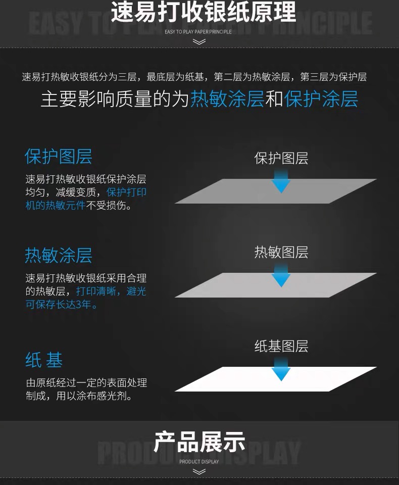 Cashier Paper 80X50 Thermal Paper 80mm Cash Register Printing Paper Meituan Take-out Supermarket Receipt Paper Cashier Paper 80X50 Thermal Paper 80mm Cash Register Printing Paper Meituan Take-out Supermarket Receipt Paper
