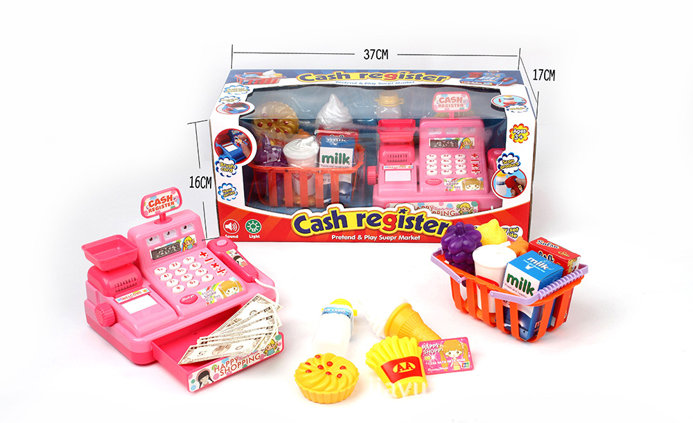 The supermarket simulates cash register for children's kindergarten interactive games birthday gift toys. The supermarket simulates cash register for children's kindergarten interactive games birthday gift toys.