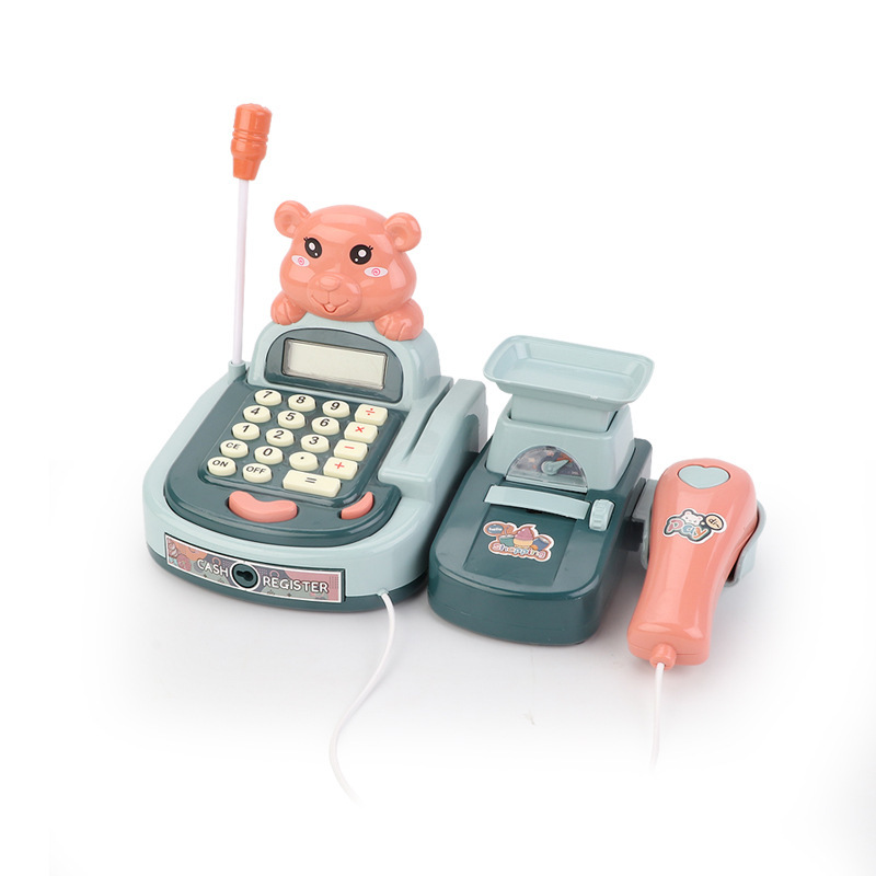 Children&#039;s Electric Imitation Supermarket Cash Register Play House Parent-Child Toy Set Early Education Men&#039;s and Women&#039;s Toy Gift Wholesale