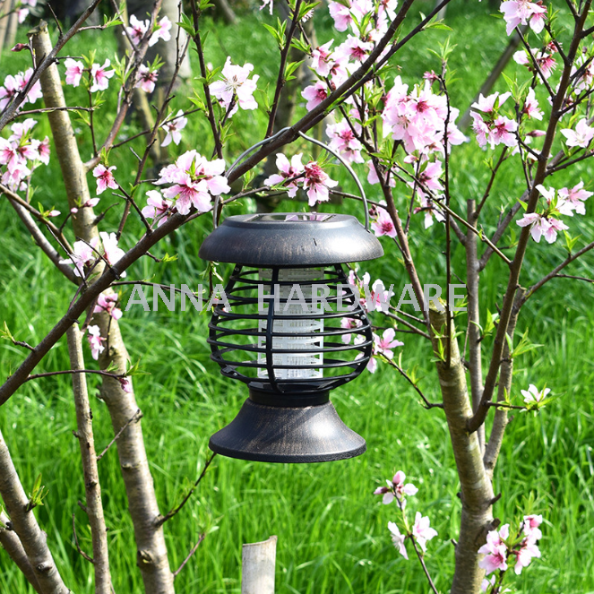 Solar mosquito killer LED mosquito killer dual outdoor lights to insert lights hanging lights retro courtyard lights