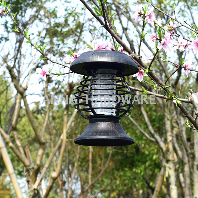 Solar mosquito killer LED mosquito killer dual outdoor lights to insert lights hanging lights retro courtyard lights