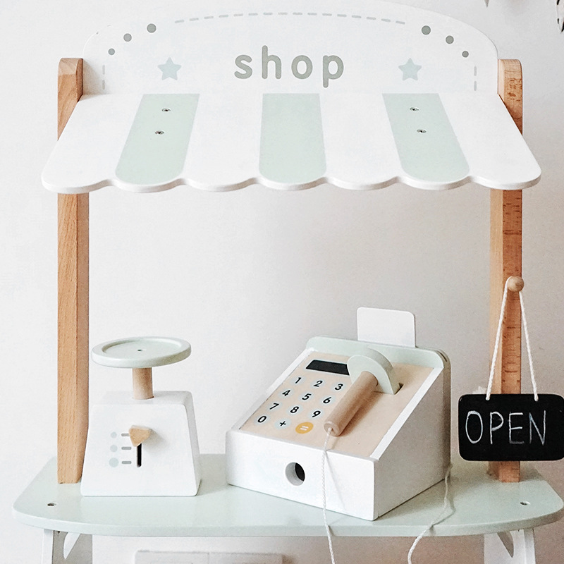 Children&#039;s Simulation Selling Fruit and Vegetable Canteen Supermarket Cash Register Toy Girls Playing House Set 3-6 Years Old 4