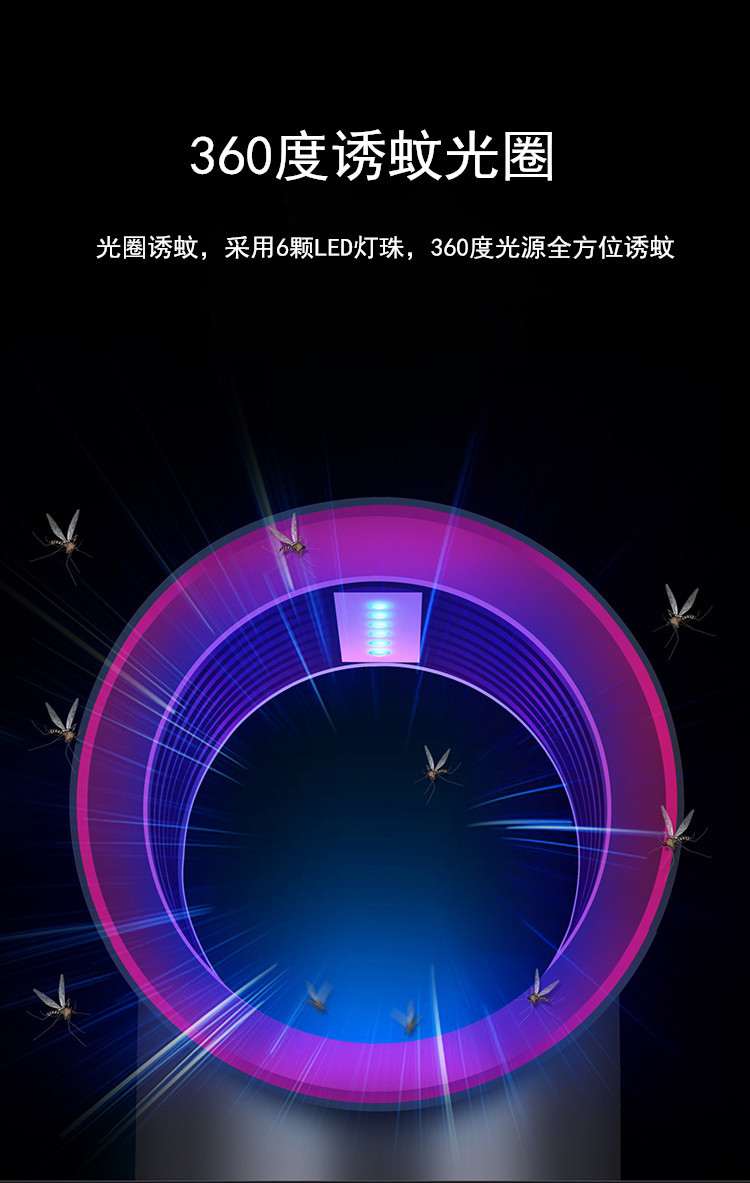 2020 New USB Photocatalyst Mosquito Killing Lamp Household Fly Killing Mosquito Repellent Mosquito Killer Mosquito Trap Lamp Factory Supply