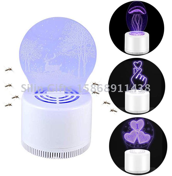 Slingifts 3D mosquito killer mute USB household mosquito killer led mosquito night light  pregnancy baby mosquito