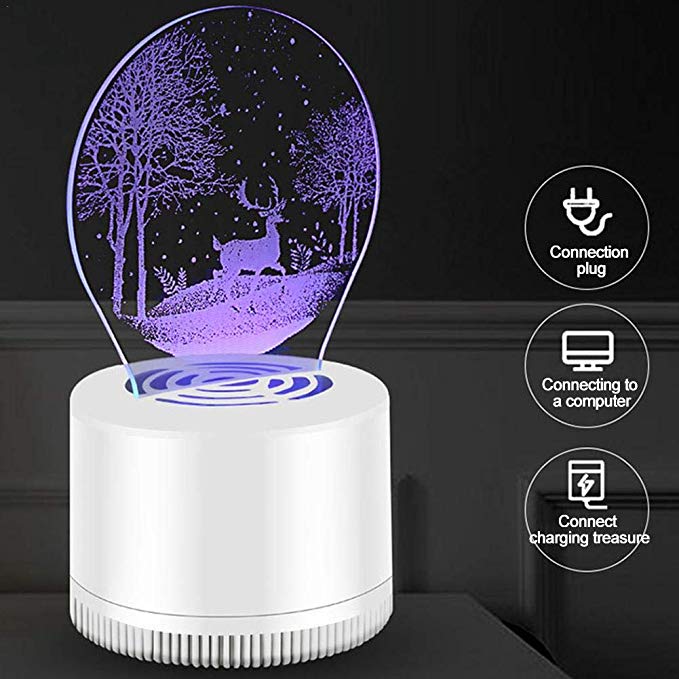 Slingifts 3D mosquito killer mute USB household mosquito killer led mosquito night light  pregnancy baby mosquito