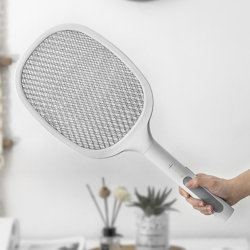 USB Rechargeable Mosquito Swatter Indoor Lithium Battery Electric Mosquito Swatter Summer Dual-Use Mosquito Killer Electrical Appliance Factory Wholesale
