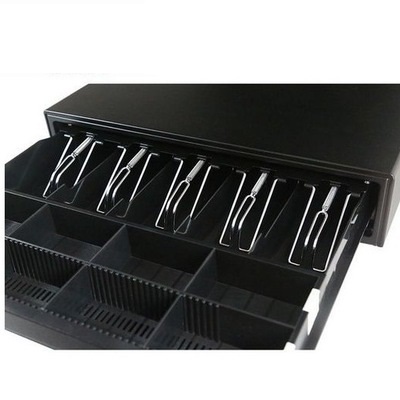Cash register cash box steel cash box eight compartments three locks Cash register cash box steel cash box eight compartments three locks