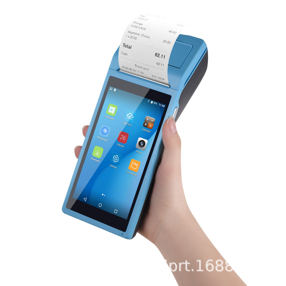 Handheld Takeaway Bluetooth Printer Mobile Phone WiFi Thermosensitive POS Cash Register Meituan Hungry