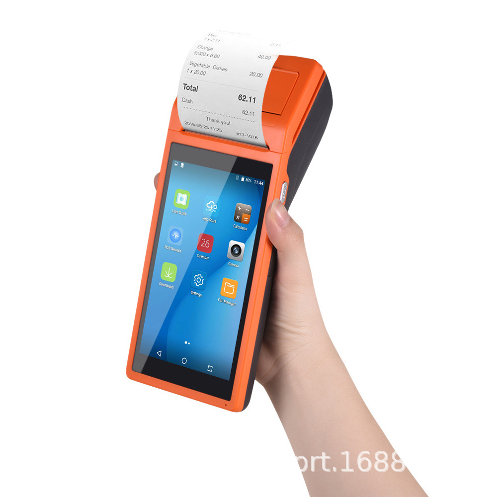 Handheld Takeaway Bluetooth Printer Mobile Phone WiFi Thermosensitive POS Cash Register Meituan Hungry