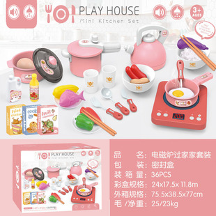 Foreign Trade New Multi-Function Simulation Cash Register Toy Home Appliance Series Children Play House Electric Lamplight Music
