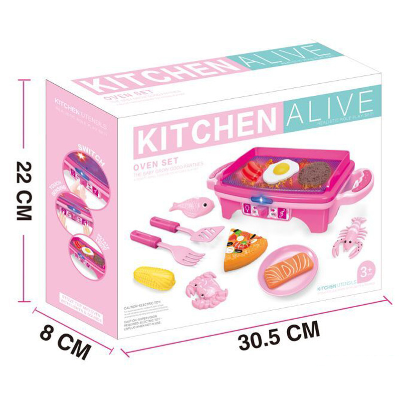 Foreign Trade New Multi-Function Simulation Cash Register Toy Home Appliance Series Children Play House Electric Lamplight Music
