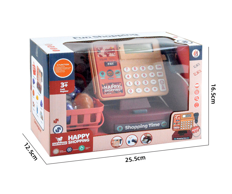 Play House Toy Children's Supermarket Cash Register Toy Girl's Toy with Calculator Simulation Cash Register Toy Play House Toy Children's Supermarket Cash Register Toy Girl's Toy with Calculator Simulation Cash Register Toy