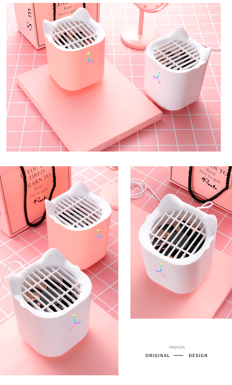 USB Photocatalyst Cat Cat Mosquito Killing Lamp Household Fly Killing Mosquito Repellent Mosquito Killer Mosquito Trap Lamp