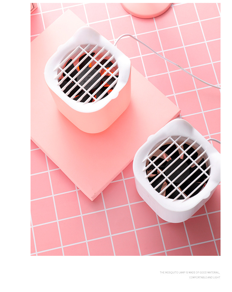 USB Photocatalyst Cat Cat Mosquito Killing Lamp Household Fly Killing Mosquito Repellent Mosquito Killer Mosquito Trap Lamp