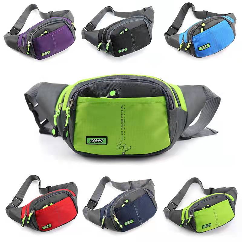 Multifunctional Sports Waist Bag Chest Bag Large Capacity Men&#039;s and Women&#039;s Cash Register Business Bag Waterproof Outdoor Mobile Phone Bag Backpack