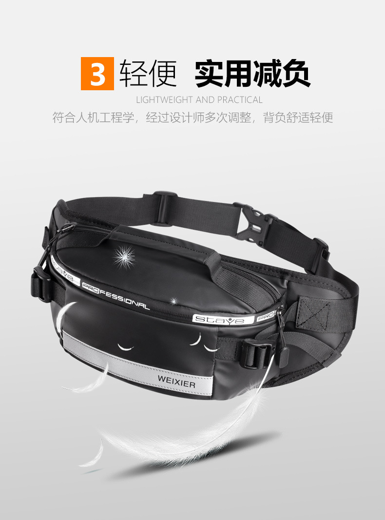Waist Bag Men's and Women's Multi-Functional Large Capacity Waterproof Cash Register Business Bag Wearable and Trendy Outdoor Sports Mobile Phone Wallet Waist Bag Men's and Women's Multi-Functional Large Capacity Waterproof Cash Register Business Bag Wearable and Trendy Outdoor Sports Mobile Phone Wallet