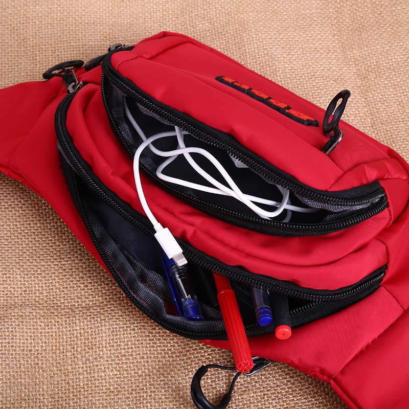 Outdoor Pocket Men and Women Cash Register Large Capacity Mobile Phone Bag Sports Running Express Cycling Travel Chest Bag Waterproof