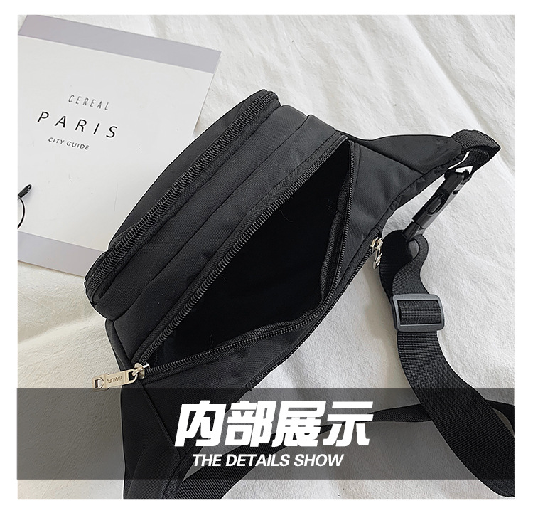 Wholesale Customized Men and Women Casual Waist Bag Cash Register Cell Phone Storage Bag Nylon Sports Shoulder Bag Crossbody Chest Bag Wholesale Customized Men and Women Casual Waist Bag Cash Register Cell Phone Storage Bag Nylon Sports Shoulder Bag Crossbody Chest Bag