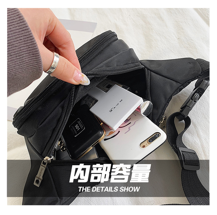 Wholesale Customized Men and Women Casual Waist Bag Cash Register Cell Phone Storage Bag Nylon Sports Shoulder Bag Crossbody Chest Bag Wholesale Customized Men and Women Casual Waist Bag Cash Register Cell Phone Storage Bag Nylon Sports Shoulder Bag Crossbody Chest Bag