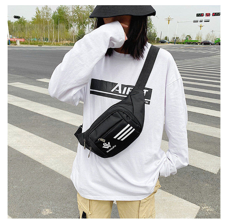 Wholesale Customized Men and Women Casual Waist Bag Cash Register Cell Phone Storage Bag Nylon Sports Shoulder Bag Crossbody Chest Bag Wholesale Customized Men and Women Casual Waist Bag Cash Register Cell Phone Storage Bag Nylon Sports Shoulder Bag Crossbody Chest Bag
