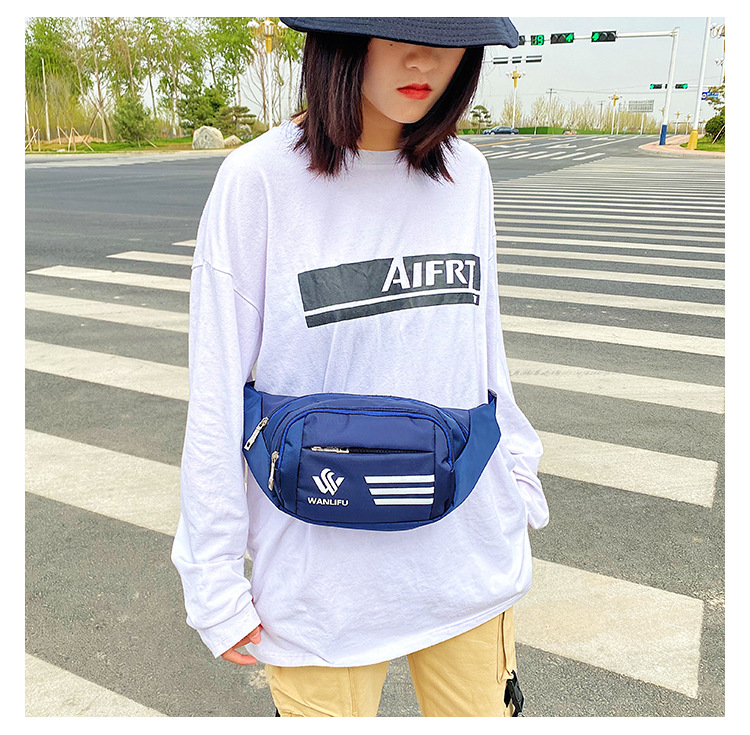 Wholesale Customized Men and Women Casual Waist Bag Cash Register Cell Phone Storage Bag Nylon Sports Shoulder Bag Crossbody Chest Bag Wholesale Customized Men and Women Casual Waist Bag Cash Register Cell Phone Storage Bag Nylon Sports Shoulder Bag Crossbody Chest Bag