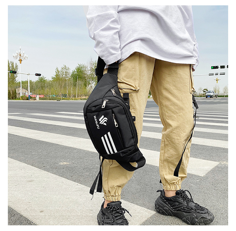Wholesale Customized Men and Women Casual Waist Bag Cash Register Cell Phone Storage Bag Nylon Sports Shoulder Bag Crossbody Chest Bag Wholesale Customized Men and Women Casual Waist Bag Cash Register Cell Phone Storage Bag Nylon Sports Shoulder Bag Crossbody Chest Bag