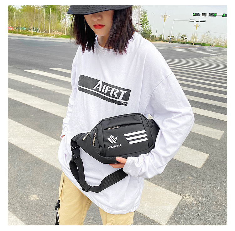 Wholesale Customized Men and Women Casual Waist Bag Cash Register Cell Phone Storage Bag Nylon Sports Shoulder Bag Crossbody Chest Bag Wholesale Customized Men and Women Casual Waist Bag Cash Register Cell Phone Storage Bag Nylon Sports Shoulder Bag Crossbody Chest Bag