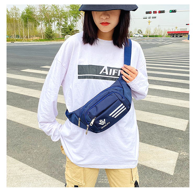 Wholesale Customized Men and Women Casual Waist Bag Cash Register Cell Phone Storage Bag Nylon Sports Shoulder Bag Crossbody Chest Bag Wholesale Customized Men and Women Casual Waist Bag Cash Register Cell Phone Storage Bag Nylon Sports Shoulder Bag Crossbody Chest Bag
