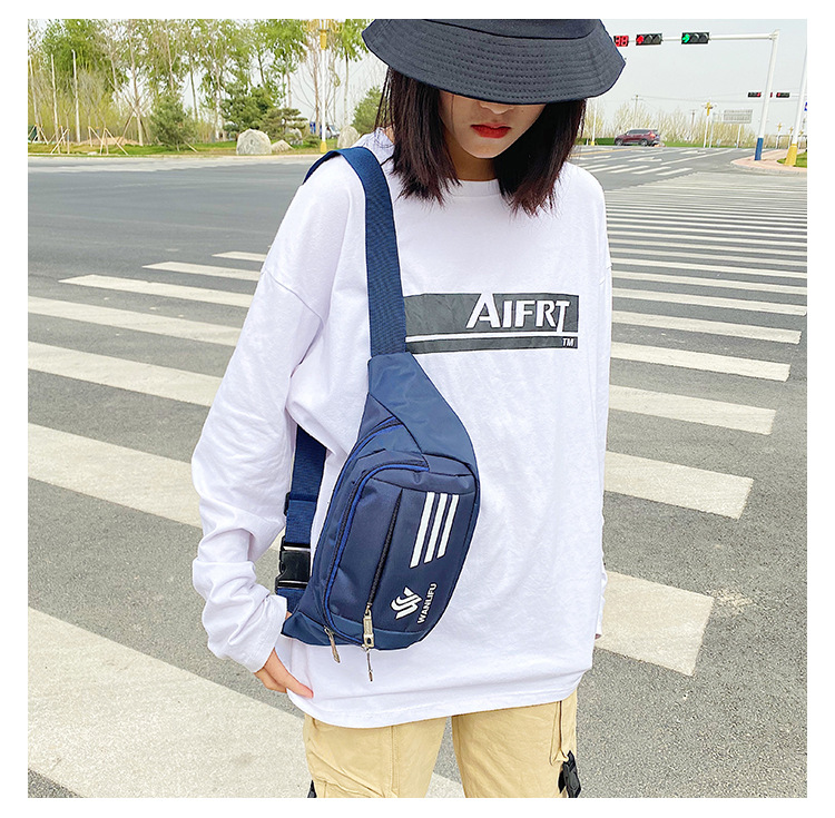 Wholesale Customized Men and Women Casual Waist Bag Cash Register Cell Phone Storage Bag Nylon Sports Shoulder Bag Crossbody Chest Bag Wholesale Customized Men and Women Casual Waist Bag Cash Register Cell Phone Storage Bag Nylon Sports Shoulder Bag Crossbody Chest Bag