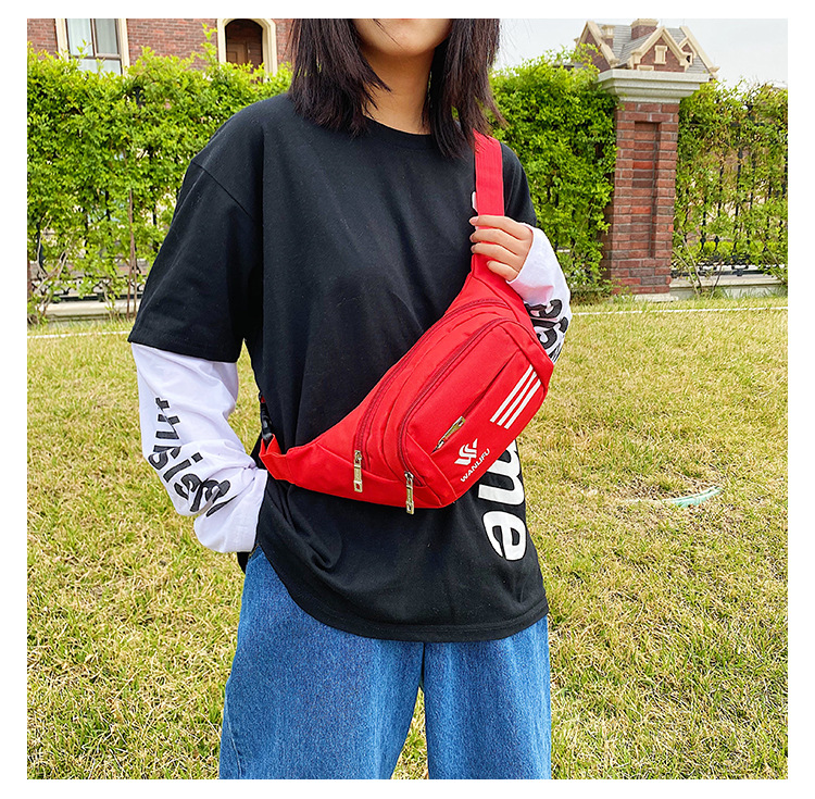 Wholesale Customized Men and Women Casual Waist Bag Cash Register Cell Phone Storage Bag Nylon Sports Shoulder Bag Crossbody Chest Bag Wholesale Customized Men and Women Casual Waist Bag Cash Register Cell Phone Storage Bag Nylon Sports Shoulder Bag Crossbody Chest Bag