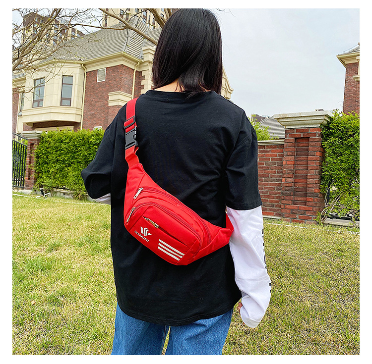 Wholesale Customized Men and Women Casual Waist Bag Cash Register Cell Phone Storage Bag Nylon Sports Shoulder Bag Crossbody Chest Bag Wholesale Customized Men and Women Casual Waist Bag Cash Register Cell Phone Storage Bag Nylon Sports Shoulder Bag Crossbody Chest Bag