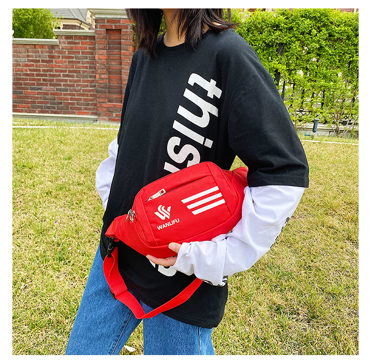 Wholesale Customized Men and Women Casual Waist Bag Cash Register Cell Phone Storage Bag Nylon Sports Shoulder Bag Crossbody Chest Bag Wholesale Customized Men and Women Casual Waist Bag Cash Register Cell Phone Storage Bag Nylon Sports Shoulder Bag Crossbody Chest Bag