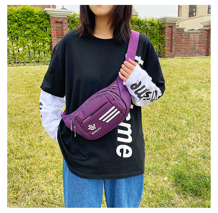 Wholesale Customized Men and Women Casual Waist Bag Cash Register Cell Phone Storage Bag Nylon Sports Shoulder Bag Crossbody Chest Bag Wholesale Customized Men and Women Casual Waist Bag Cash Register Cell Phone Storage Bag Nylon Sports Shoulder Bag Crossbody Chest Bag