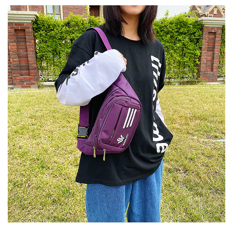 Wholesale Customized Men and Women Casual Waist Bag Cash Register Cell Phone Storage Bag Nylon Sports Shoulder Bag Crossbody Chest Bag Wholesale Customized Men and Women Casual Waist Bag Cash Register Cell Phone Storage Bag Nylon Sports Shoulder Bag Crossbody Chest Bag