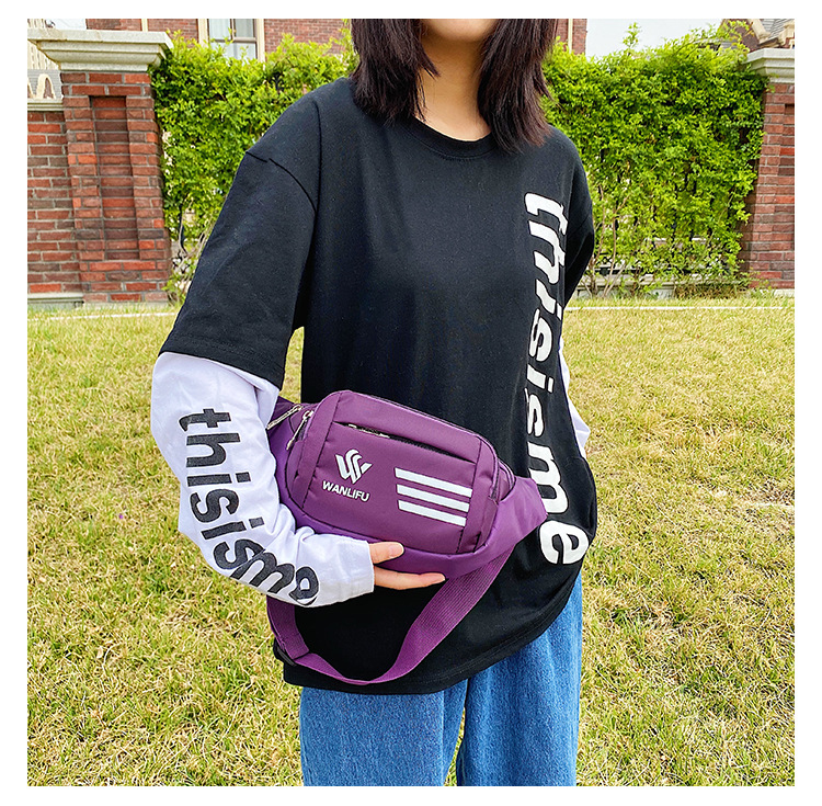 Wholesale Customized Men and Women Casual Waist Bag Cash Register Cell Phone Storage Bag Nylon Sports Shoulder Bag Crossbody Chest Bag Wholesale Customized Men and Women Casual Waist Bag Cash Register Cell Phone Storage Bag Nylon Sports Shoulder Bag Crossbody Chest Bag