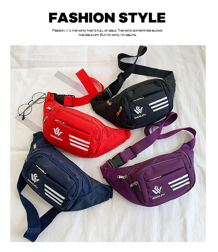Wholesale Customized Men and Women Casual Waist Bag Cash Register Cell Phone Storage Bag Nylon Sports Shoulder Bag Crossbody Chest Bag Wholesale Customized Men and Women Casual Waist Bag Cash Register Cell Phone Storage Bag Nylon Sports Shoulder Bag Crossbody Chest Bag