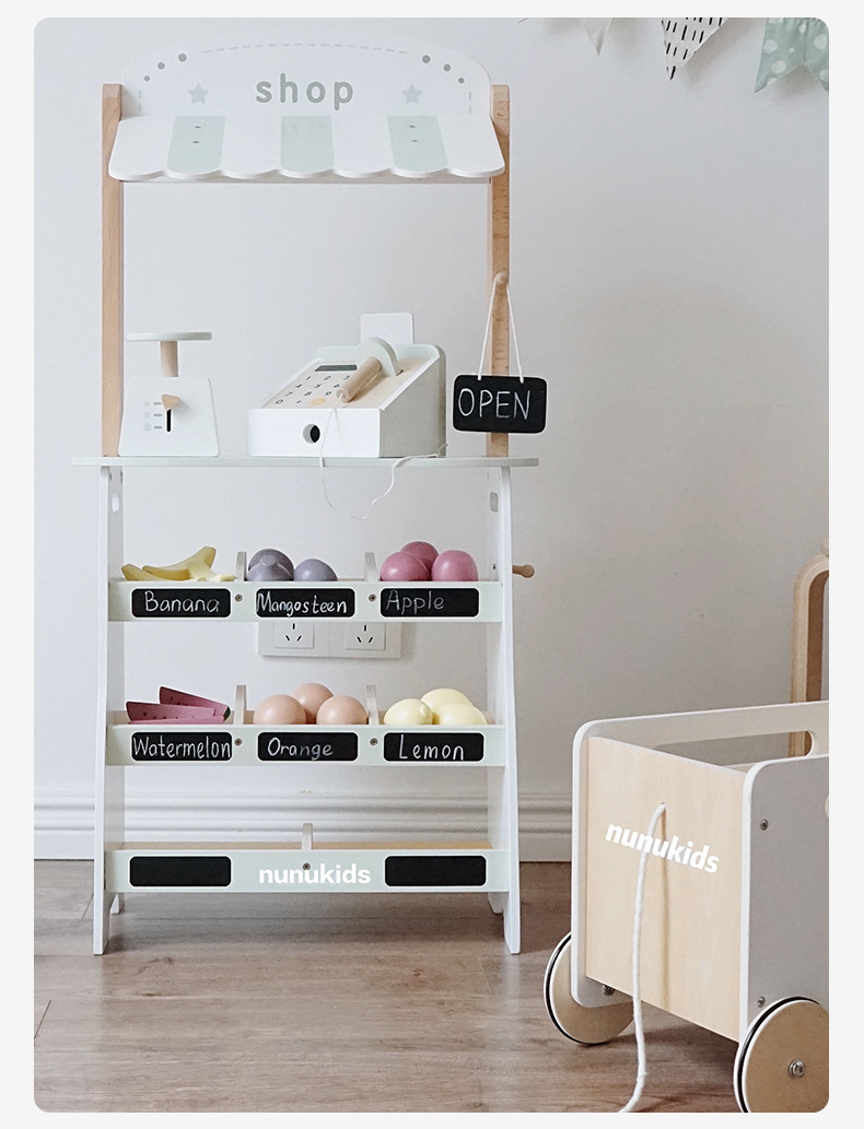 Cross-Border Children Play House Kitchen Toys Sale a Fruit Stall Canteen Supermarket Cash Register Bakery Shopping Cross-Border Children Play House Kitchen Toys Sale a Fruit Stall Canteen Supermarket Cash Register Bakery Shopping